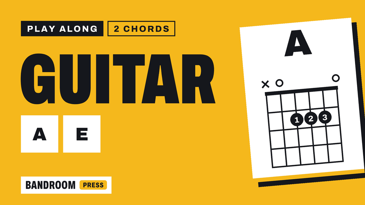 Guitar Play Along | A E | 2 Chord Song in A | 5 Strumming Patterns
