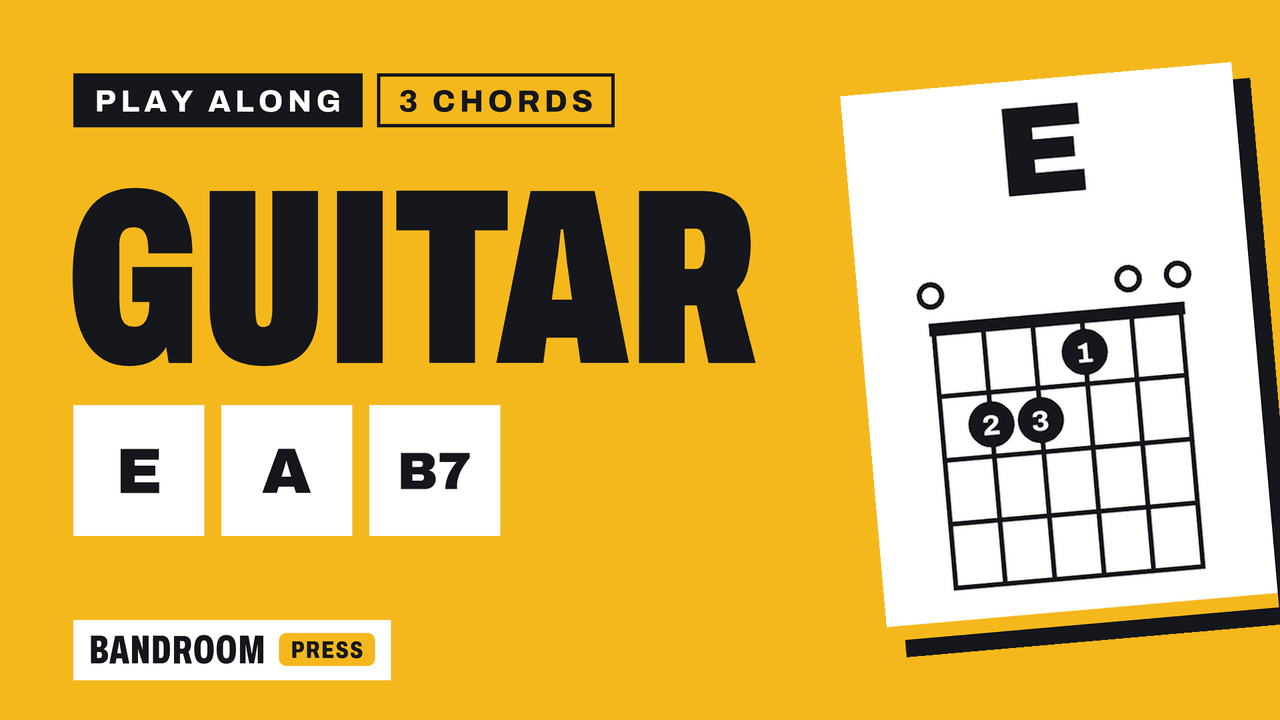 Guitar Play Along | E A B7 | 3 Chord Song in E | 5 Strumming Patterns