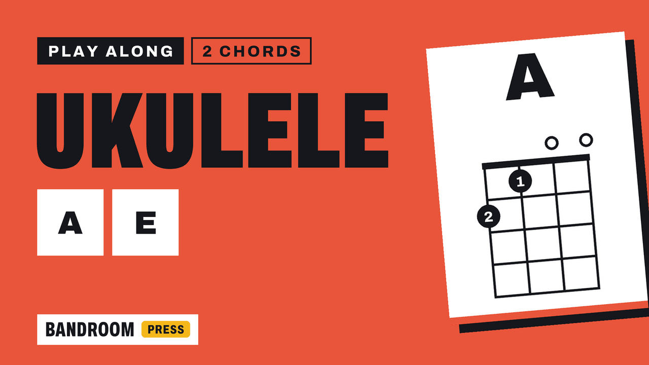 Ukulele Play Along | A E | 2 Chord Song in A | 5 Strumming Patterns