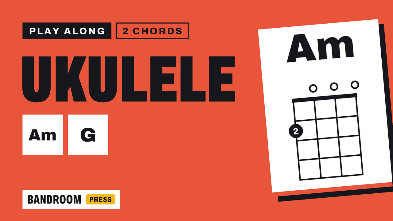 Ukulele Play Along | Am G | 2 Chord Song in A minor | 5 Strumming Patterns