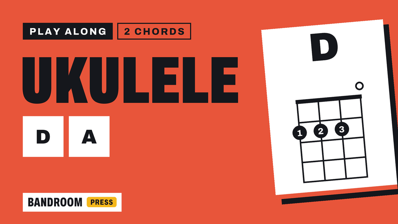 Ukulele Play Along | D A | 2 Chord Song in D | 5 Strumming Patterns