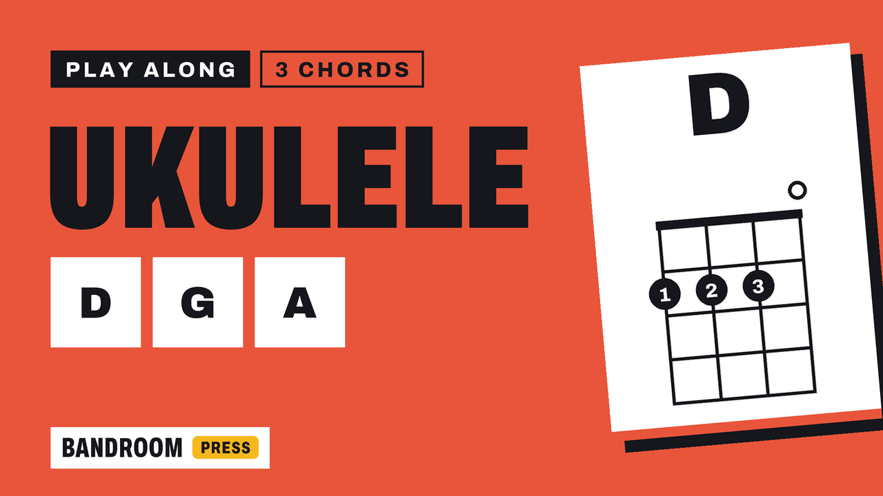 Ukulele Play Along | D G A | 3 Chord Song in D | 5 Strumming Patterns